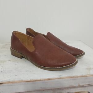 Indigo Rd Womens Brown Hopeful Loafer Flats Size 7.5 M Casual Slip On Shoes